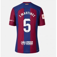 Koszulka piłkarska Barcelona Inigo Martinez #5 Strój Domowy dla kobiety 2023-24 tanio Krótki Rękaw